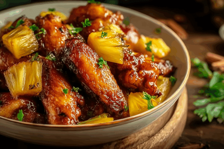 Pineapple Chicken Wings Recipe