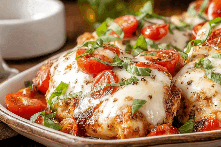 Bruschetta Chicken Bake