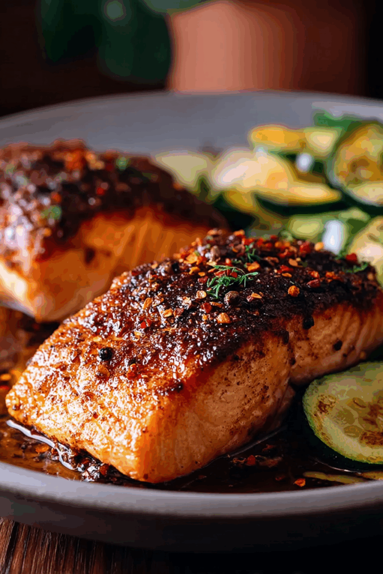 Sweet Sumac Salmon (Oven or Air Fryer)