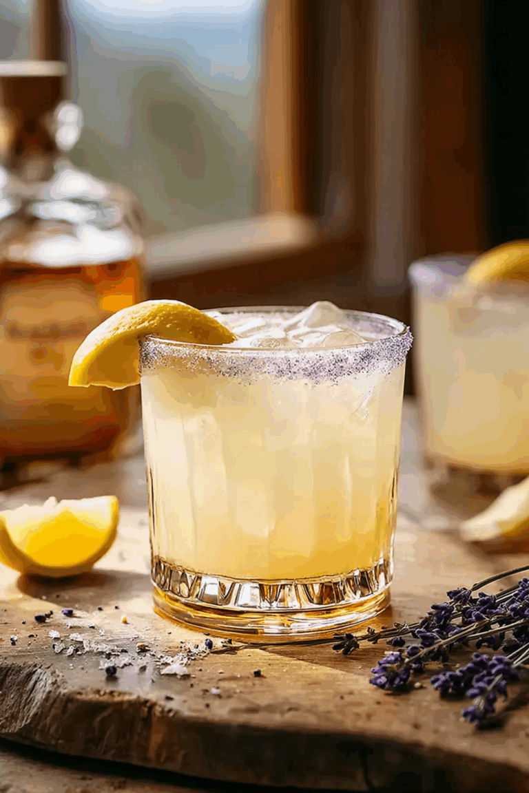 Lemon Lavender Margaritas
