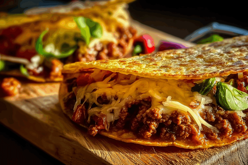 Chilli Beef Tacos