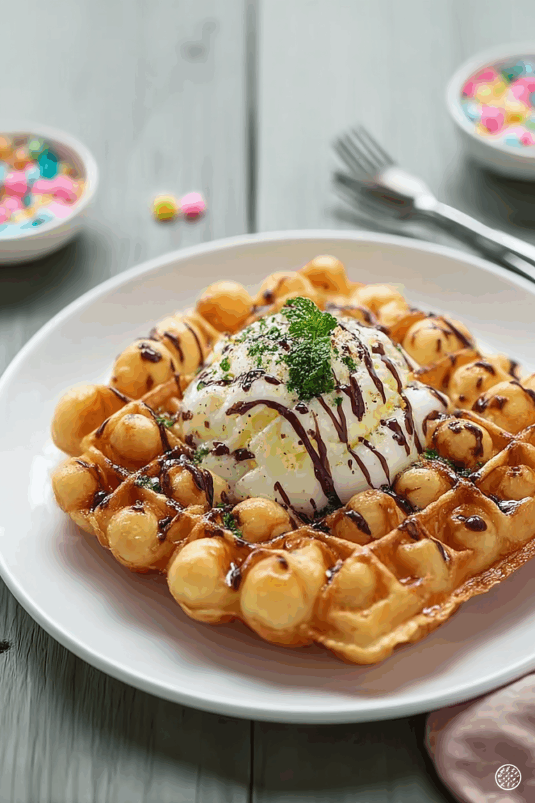Bubble Egg Waffles
