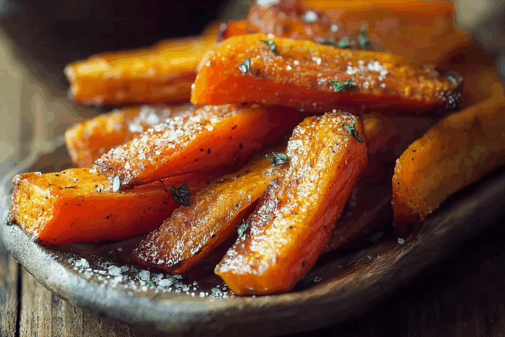Brown Sugar Roasted Carrots