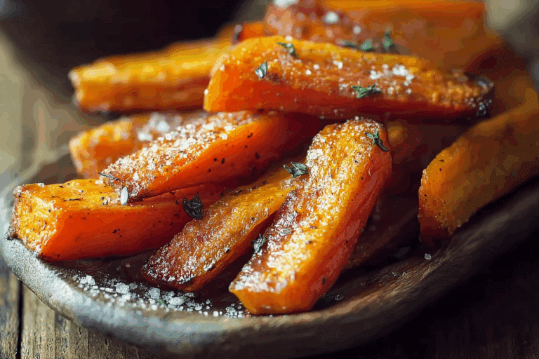 Brown Sugar Roasted Carrots