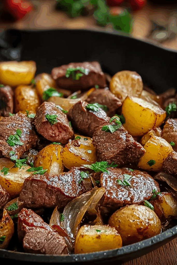 Skillet Steak and Potatoes