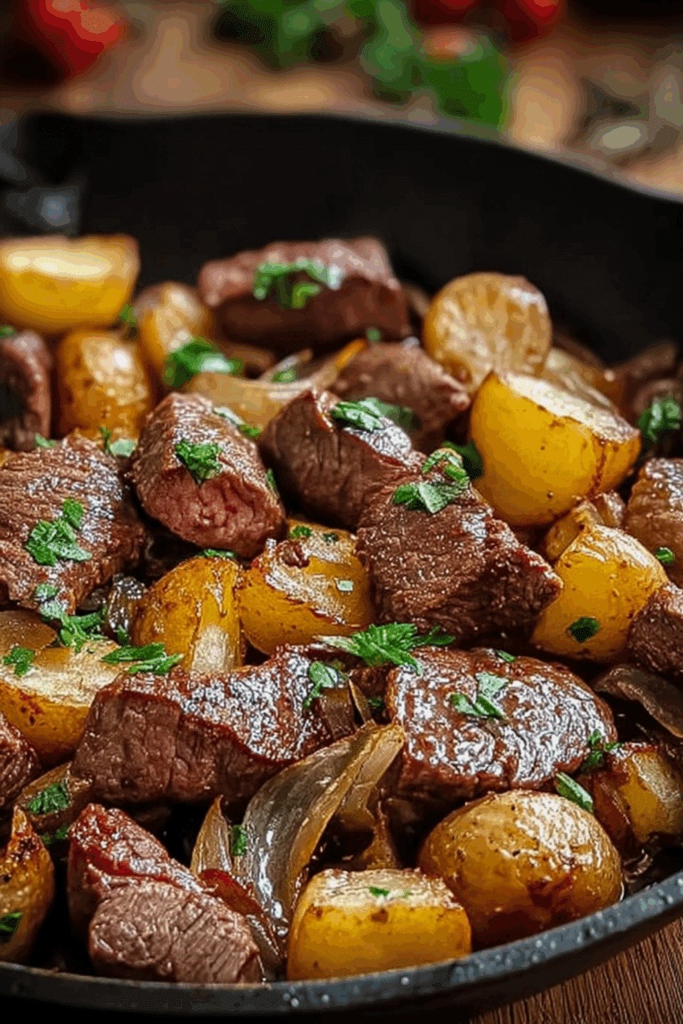 Skillet Steak and Potatoes