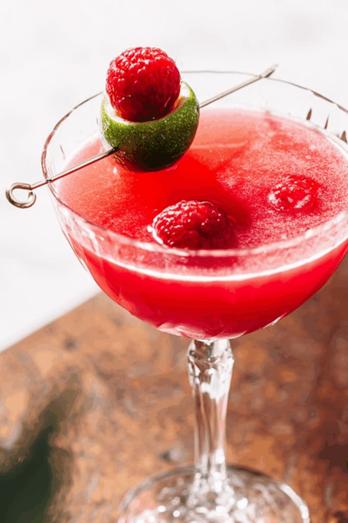 Classic Raspberry Gin Sour Cocktail Recipe