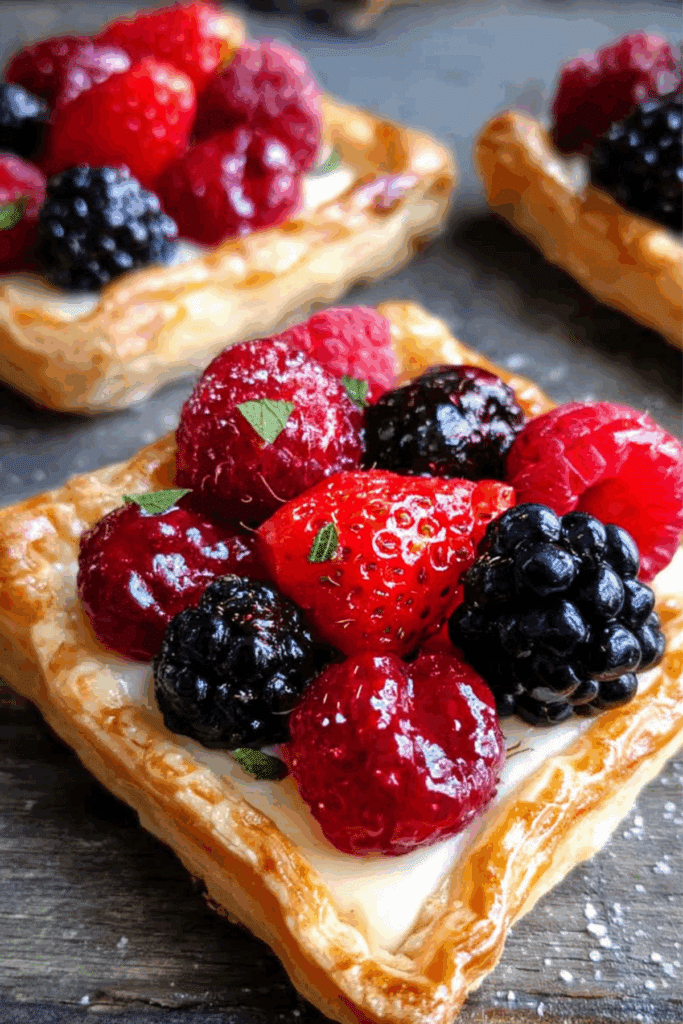  Puff Pastry Fruit Tarts