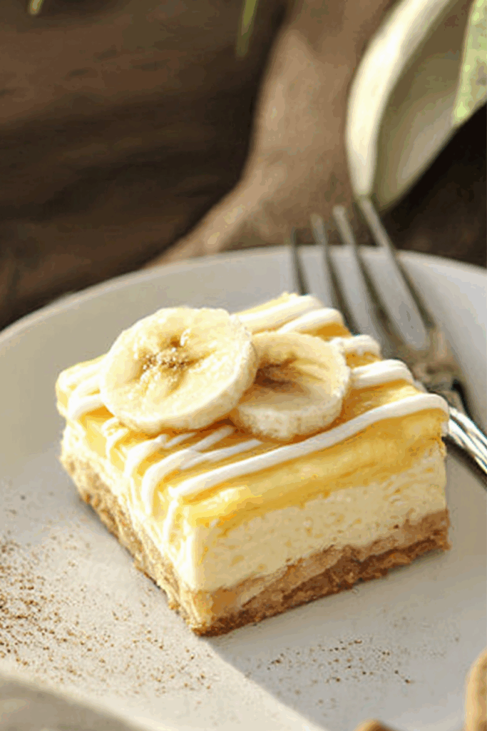 Banana Pudding Cheesecake Squares