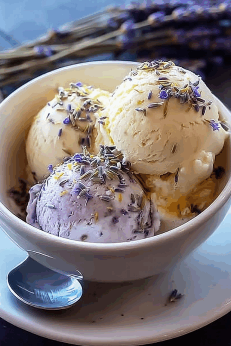 Honey Lavender Ice Cream