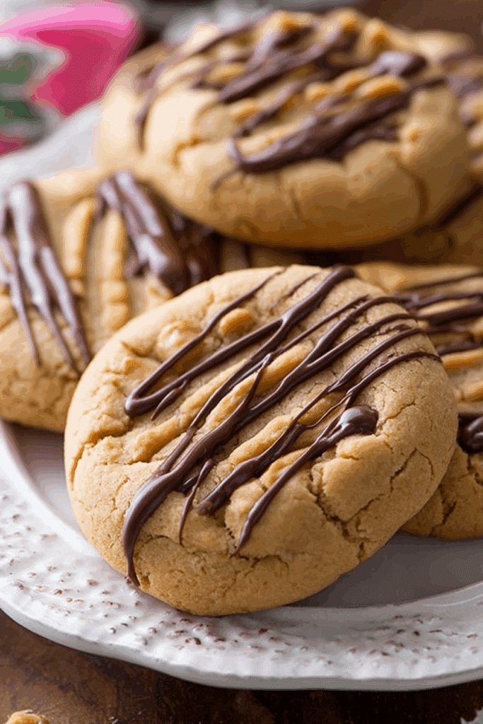 Homemade Peanut Butter Cup Stuffed Cookies