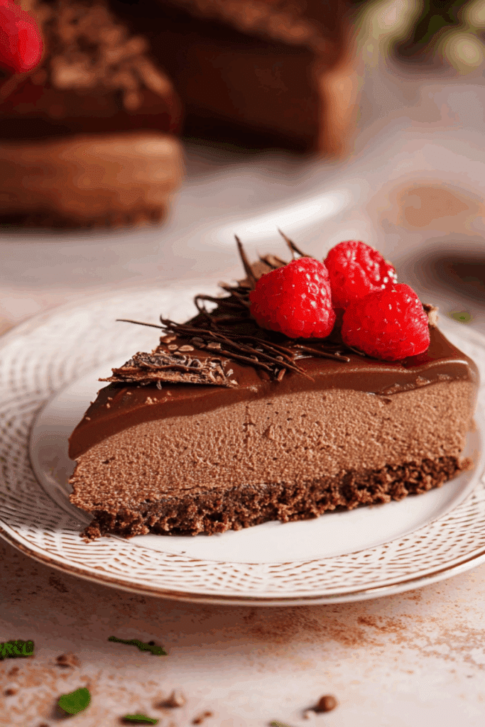 Easy Chocolate Mousse Cake