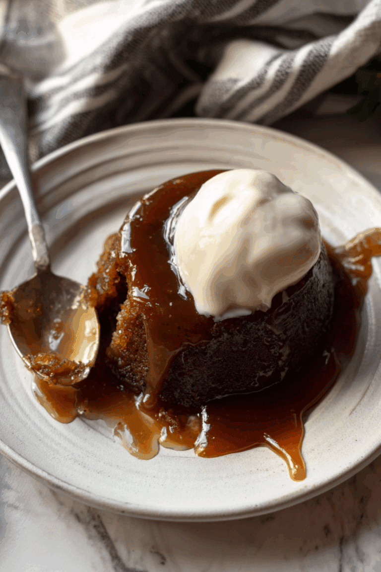 Sticky Toffee Pudding For Two
