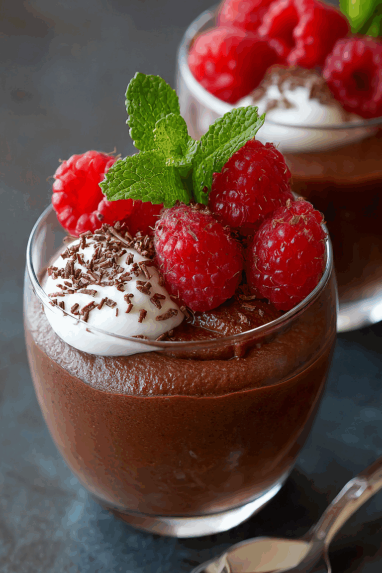 Easy 2 Ingredient Chocolate Mousse