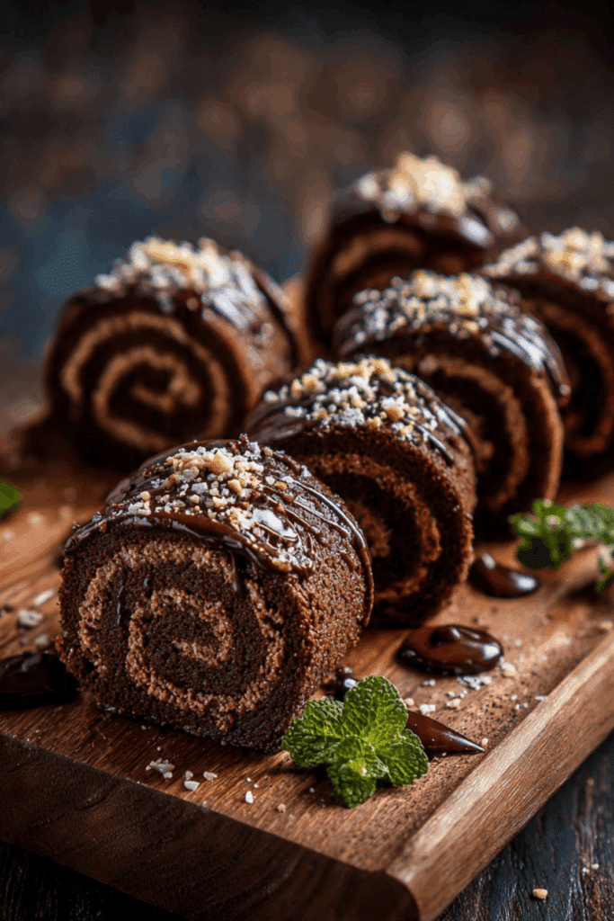 Dubai Chocolate Donut Rolls