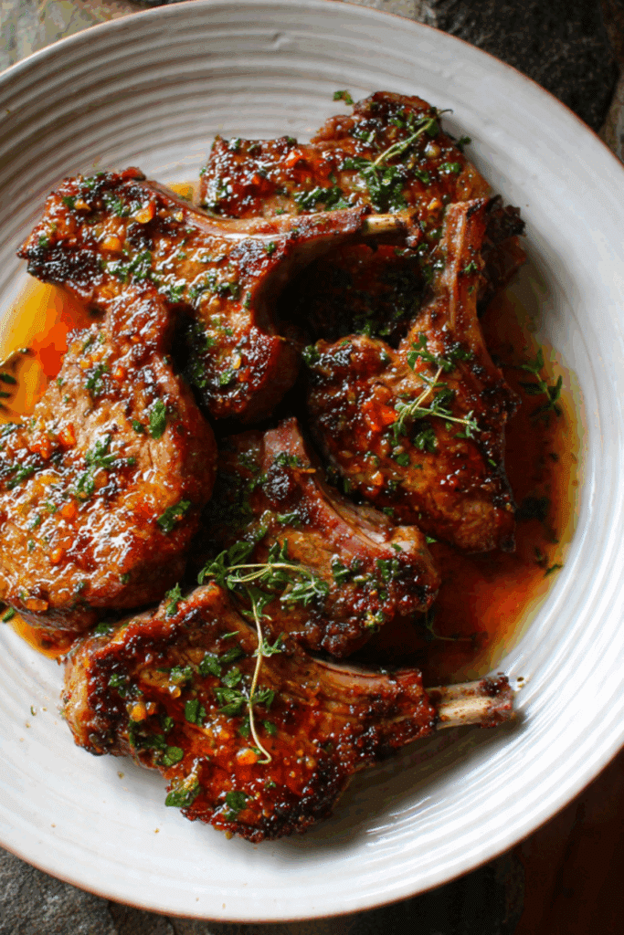 Honey Cajun Lamb Chops Recipe