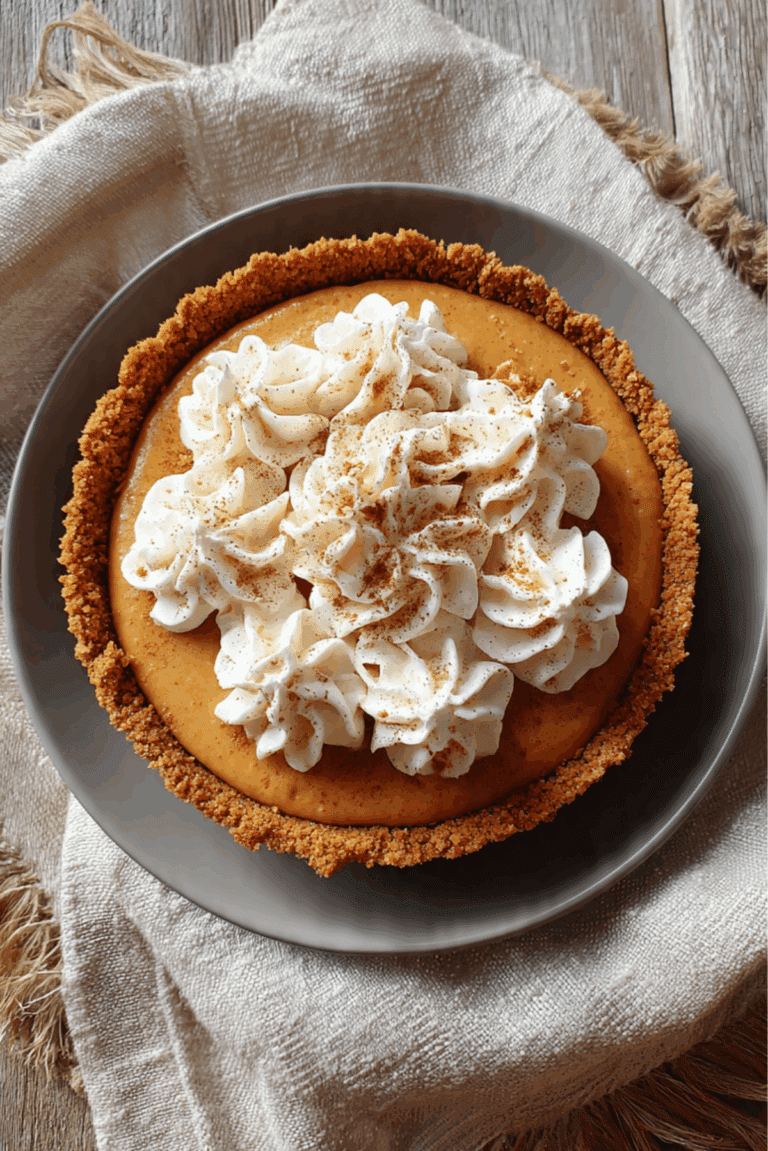 No-Bake Pumpkin Cheesecake