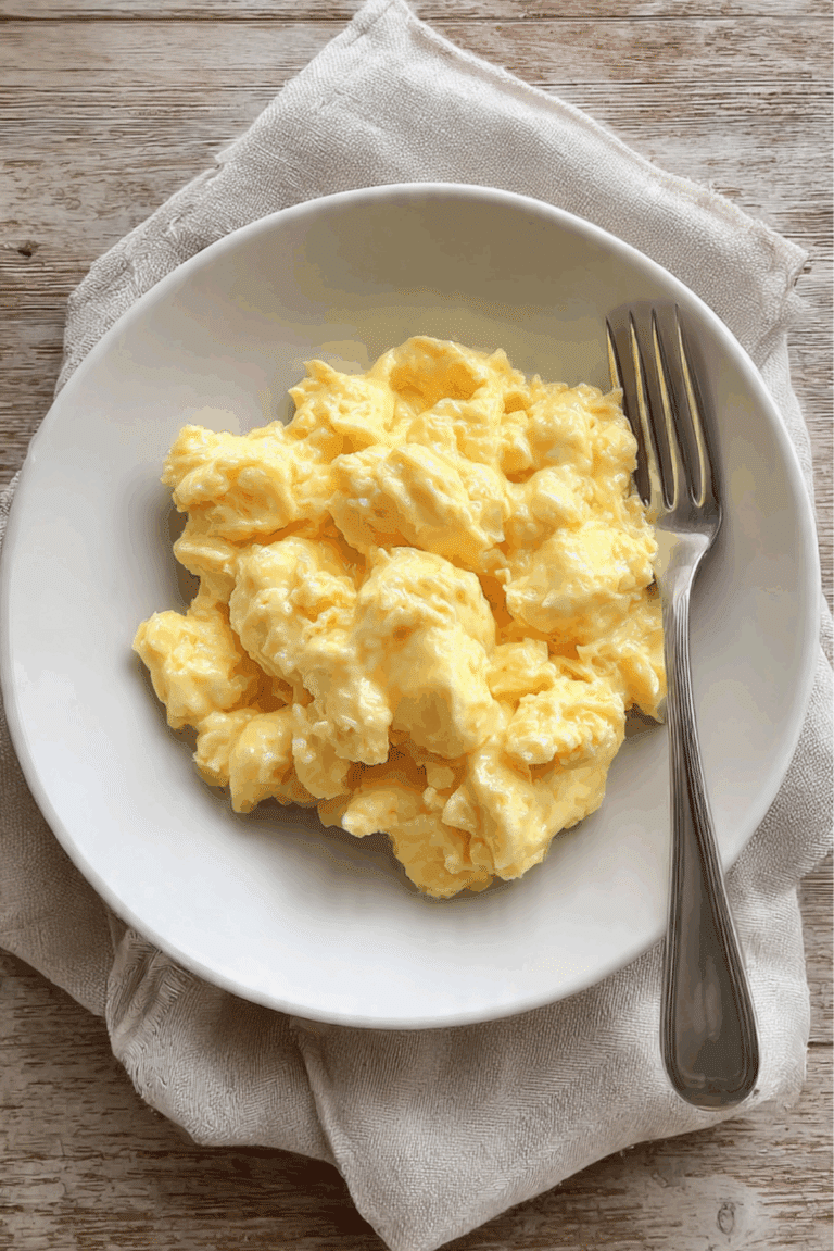 Microwave Scrambled Eggs