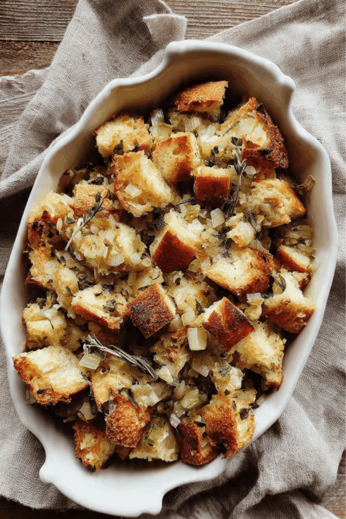 Classic Sage & Onion Bread Dressing (Stuffing)
