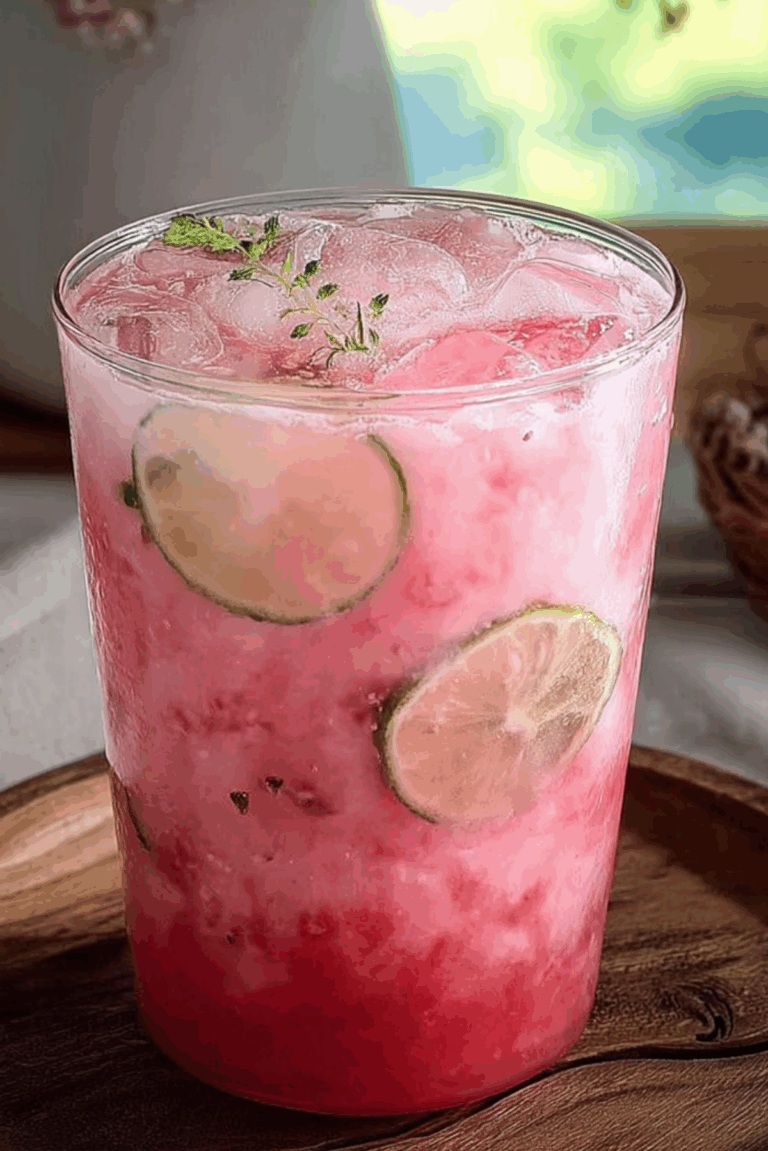Pink Coconut Mojito