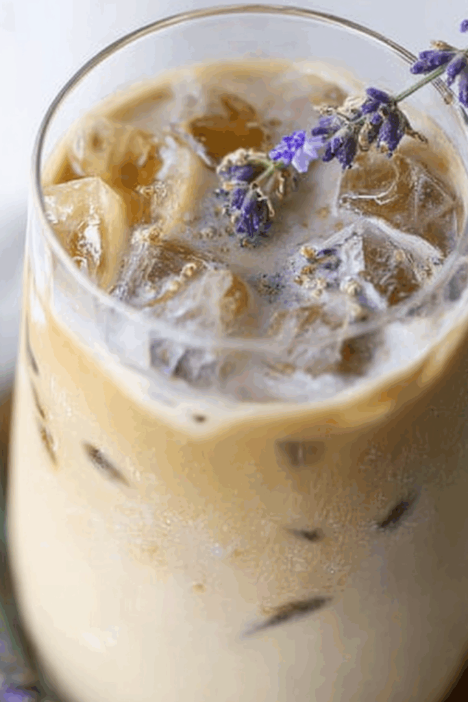 Iced Honey Lavender Latte