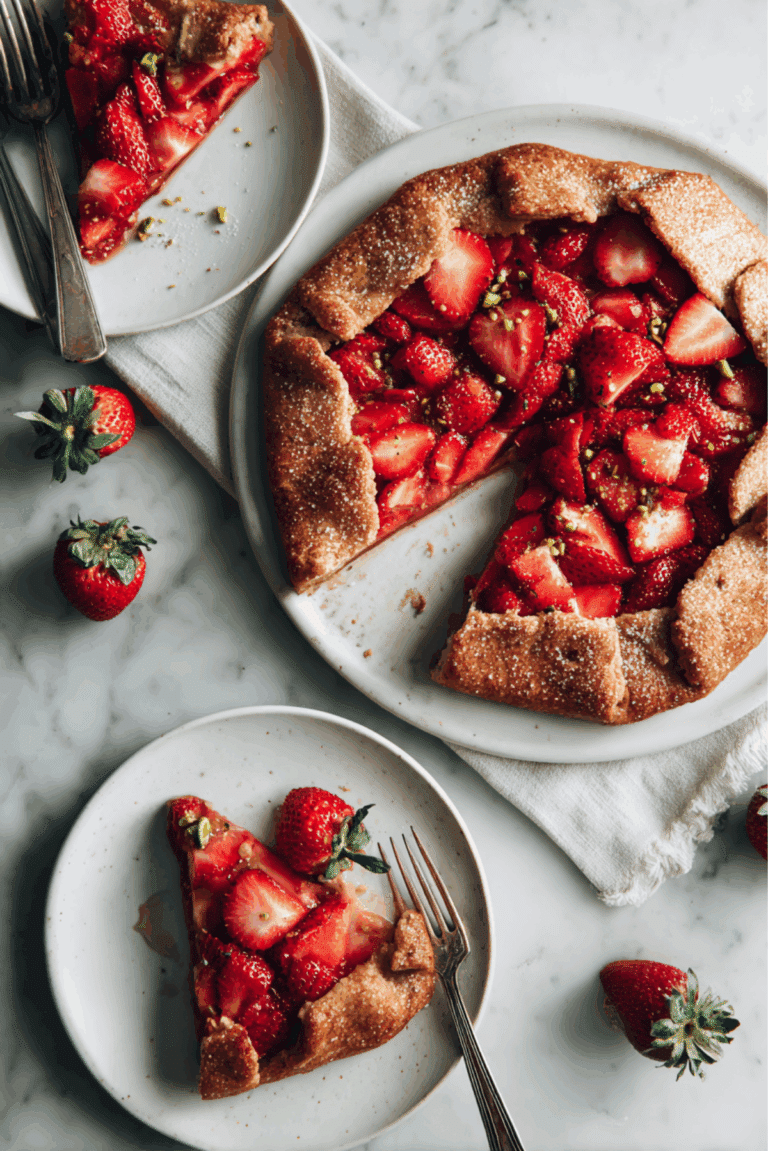 Strawberry & Pistachio Galette