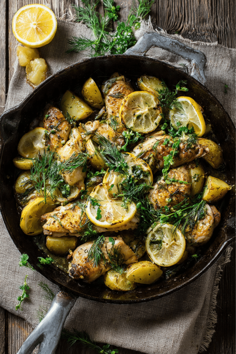 One-Pan Lemon-Dill Chicken