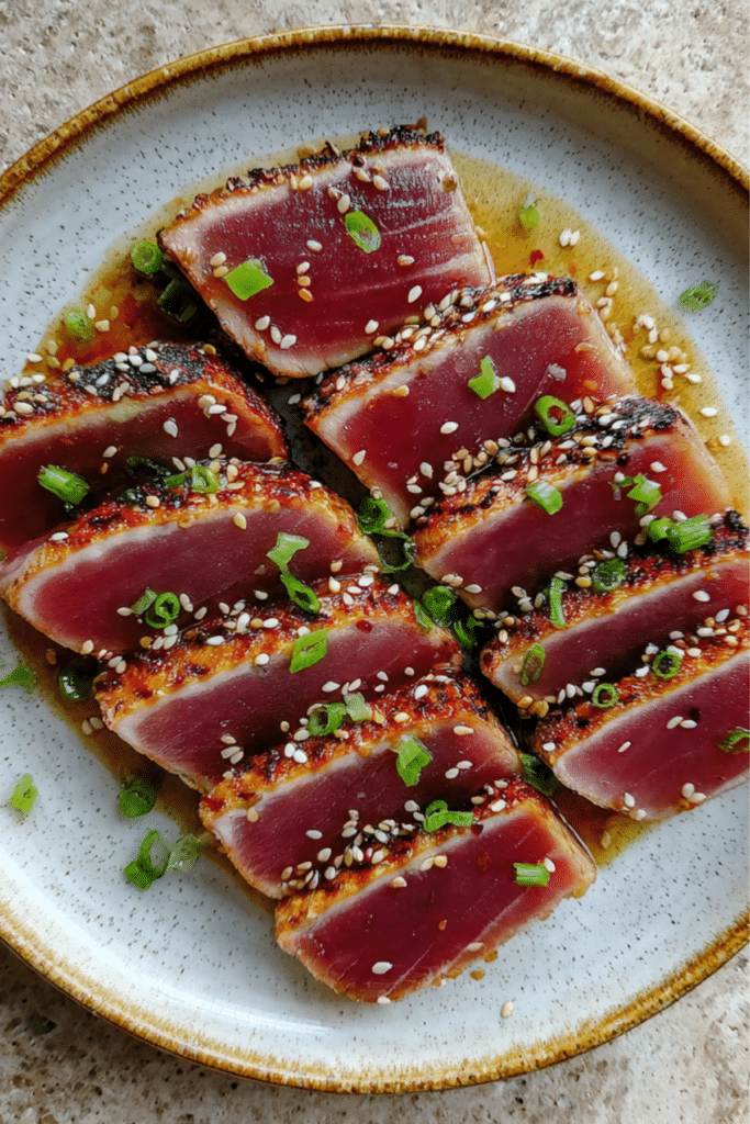 Perfectly Seared Ahi Tuna Steak