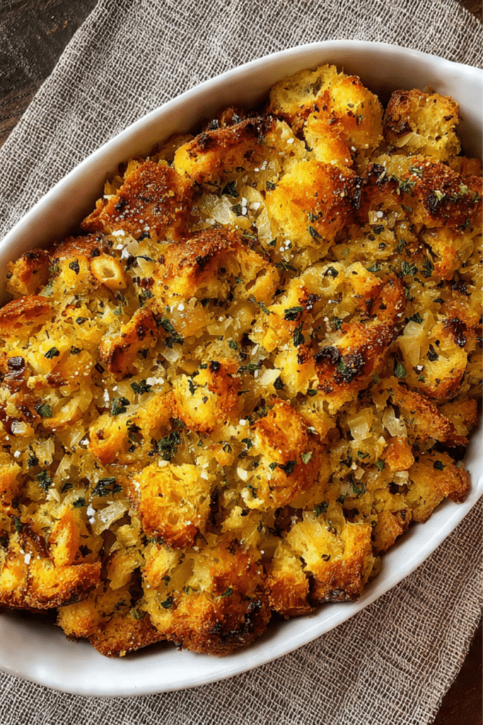 Classic Sage & Onion Bread Dressing (Stuffing)
