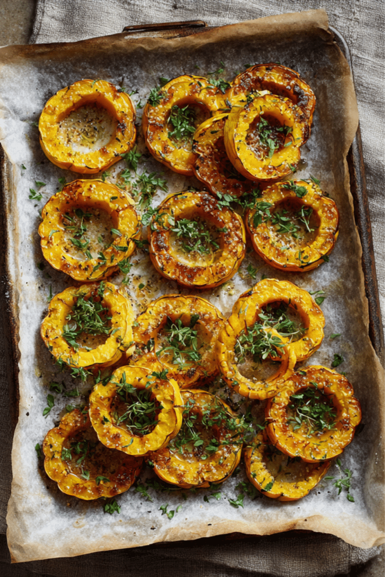 Roasted Delicata Squash