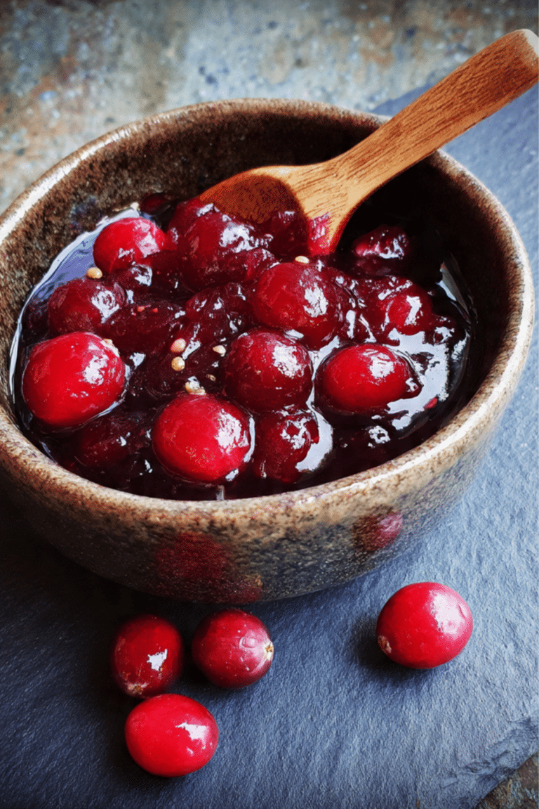 Homemade Cranberry Sauce (3 Ingredients!)