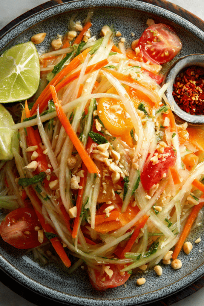 Thai Green Papaya Salad (Som Tum)