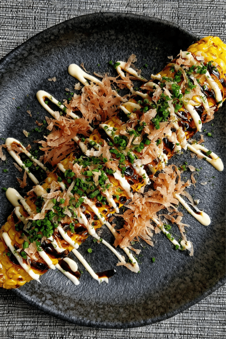 Okonomiyaki Corn on the Cob