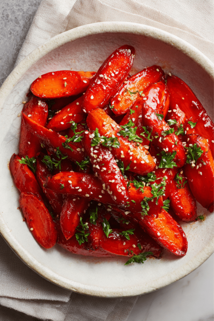 Gochujang Honey-Glazed Carrots