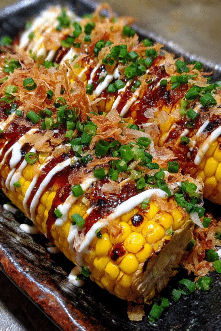 Okonomiyaki Corn on the Cob