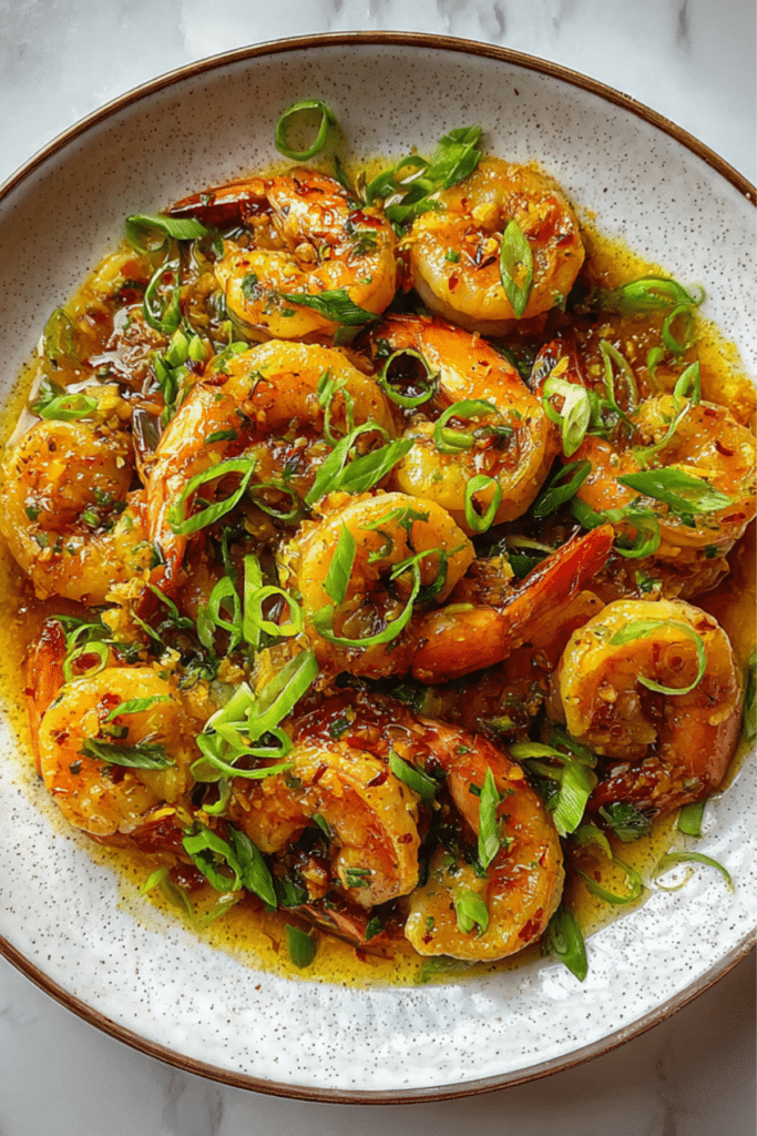 Chinese Ginger Scallion Shrimp