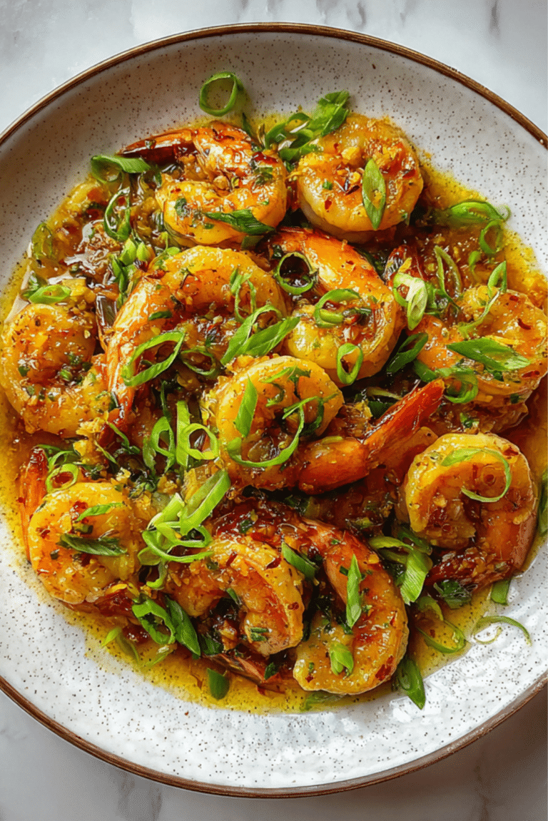 Chinese Ginger Scallion Shrimp