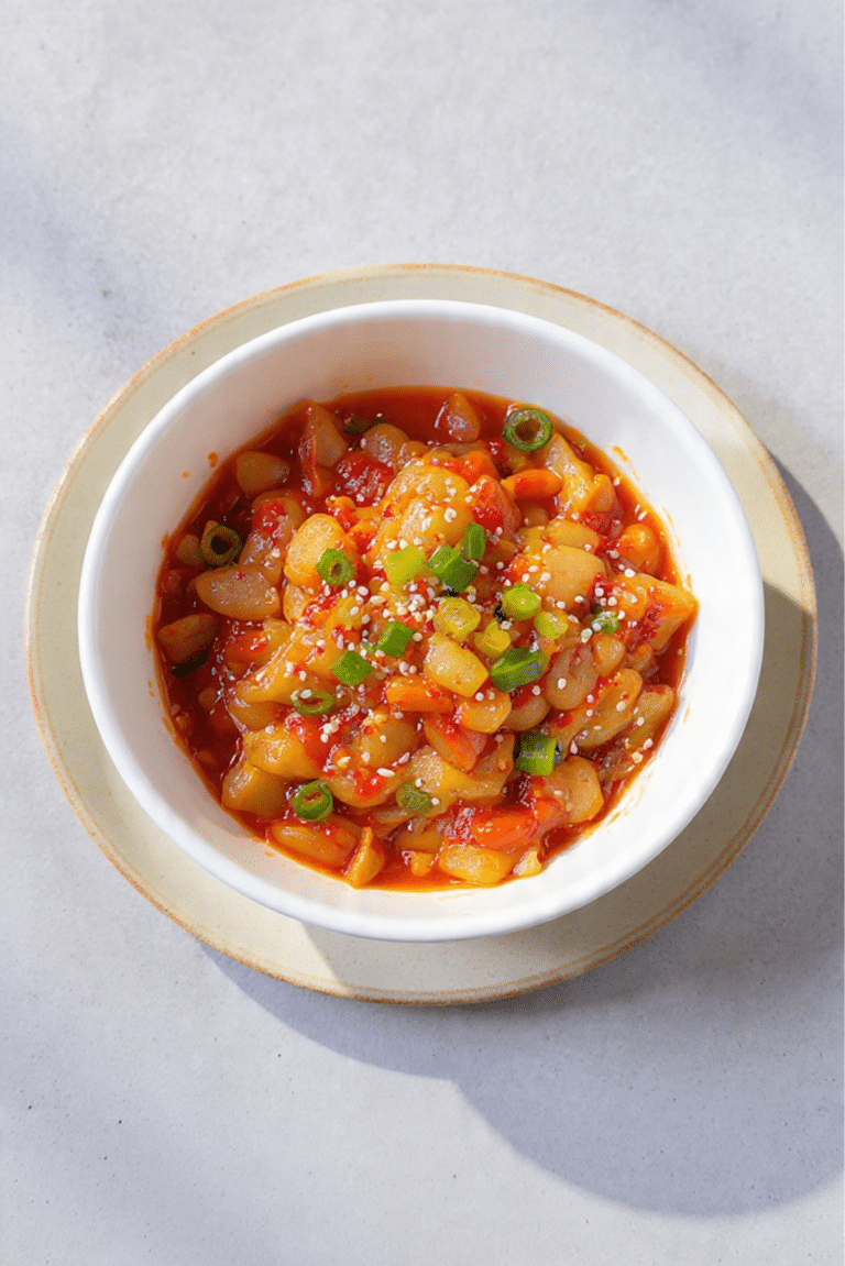 Tteokbokki (Korean Sweet & Spicy Rice Cakes)