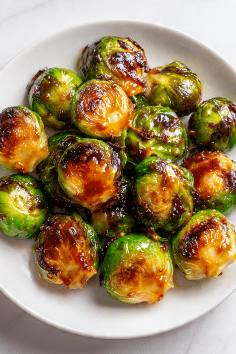 Fish Sauce Caramel Brussels Sprouts