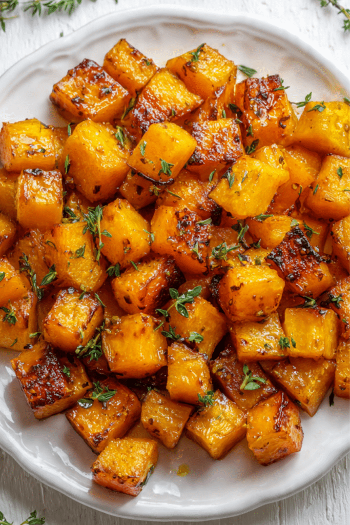 Honey Butter Glazed Butternut Squash