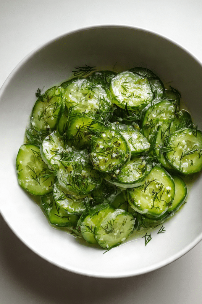 Salt and Vinegar Cucumbers