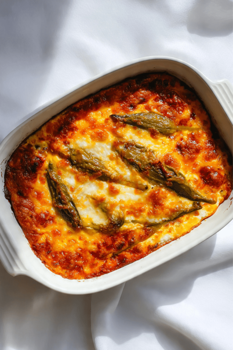 Poblano Chile Relleno Casserole