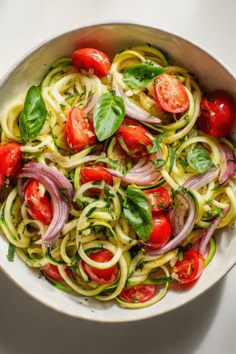 Simple Zucchini Pasta Salad (Quick + Easy)