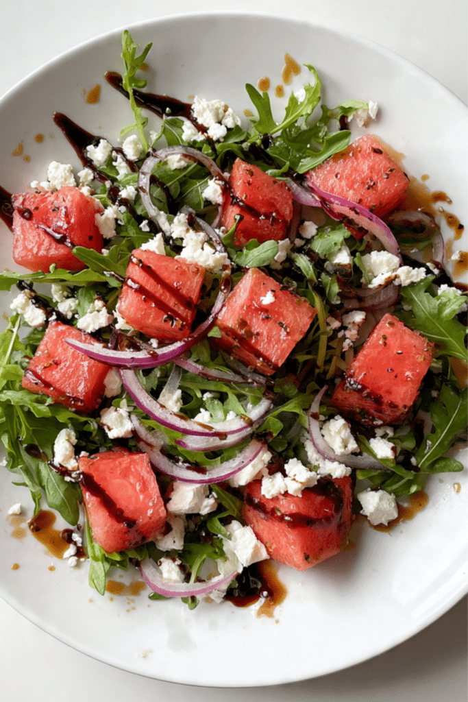 Watermelon Arugula Salad