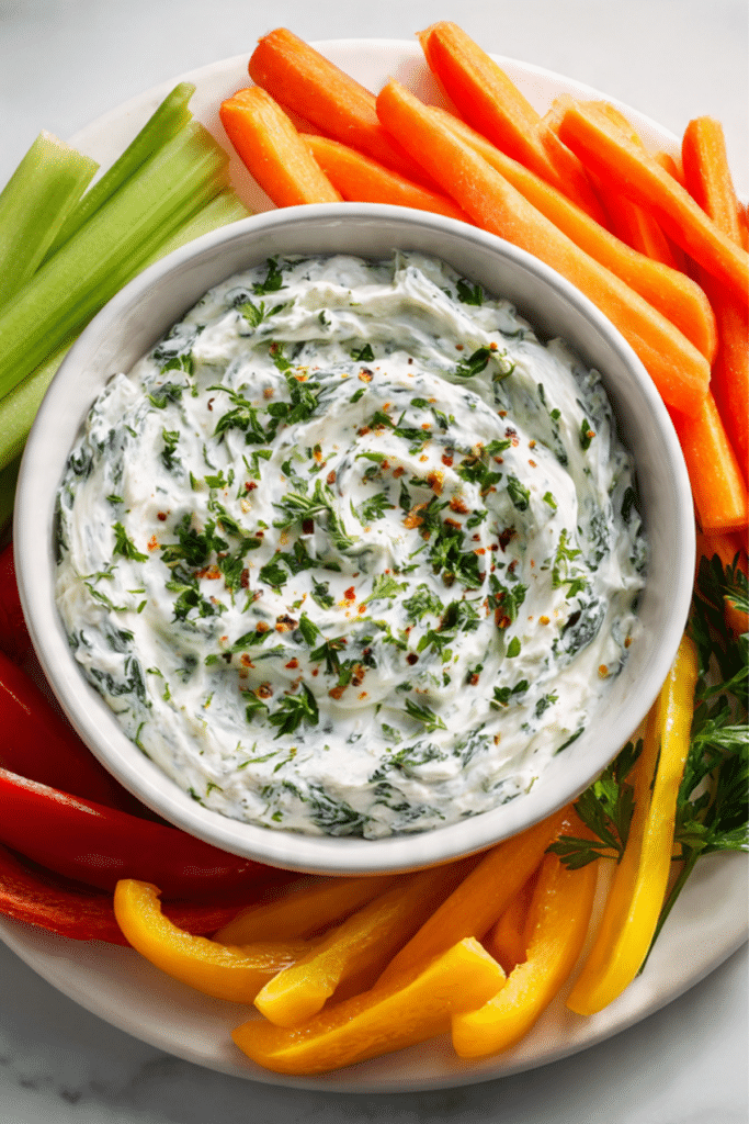Cold Spinach Dip with Yogurt
