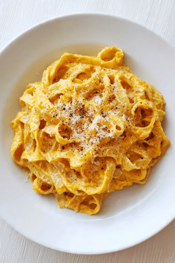Butternut Squash Fettuccine Alfredo
