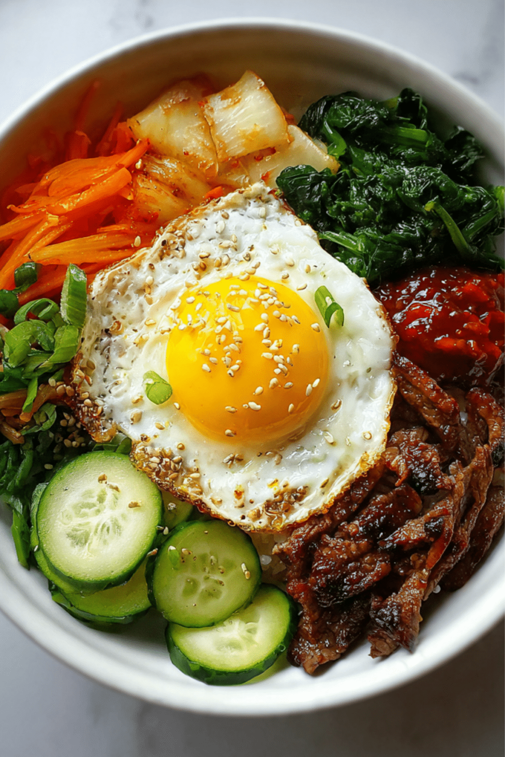 Bibimbap (Korean Mixed Rice Bowl)