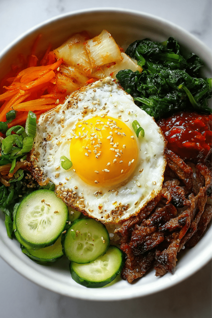 Bibimbap (Korean Mixed Rice Bowl)