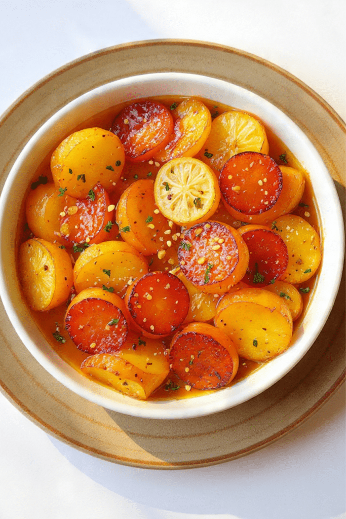 Roasted Potato Salad with Chorizo and Almonds