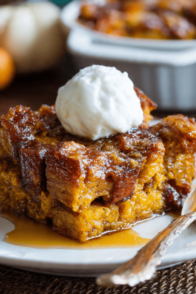 Pumpkin Bread Pudding